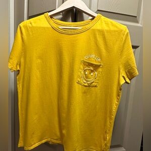 Old Navy Yellow Tee with Graphic
